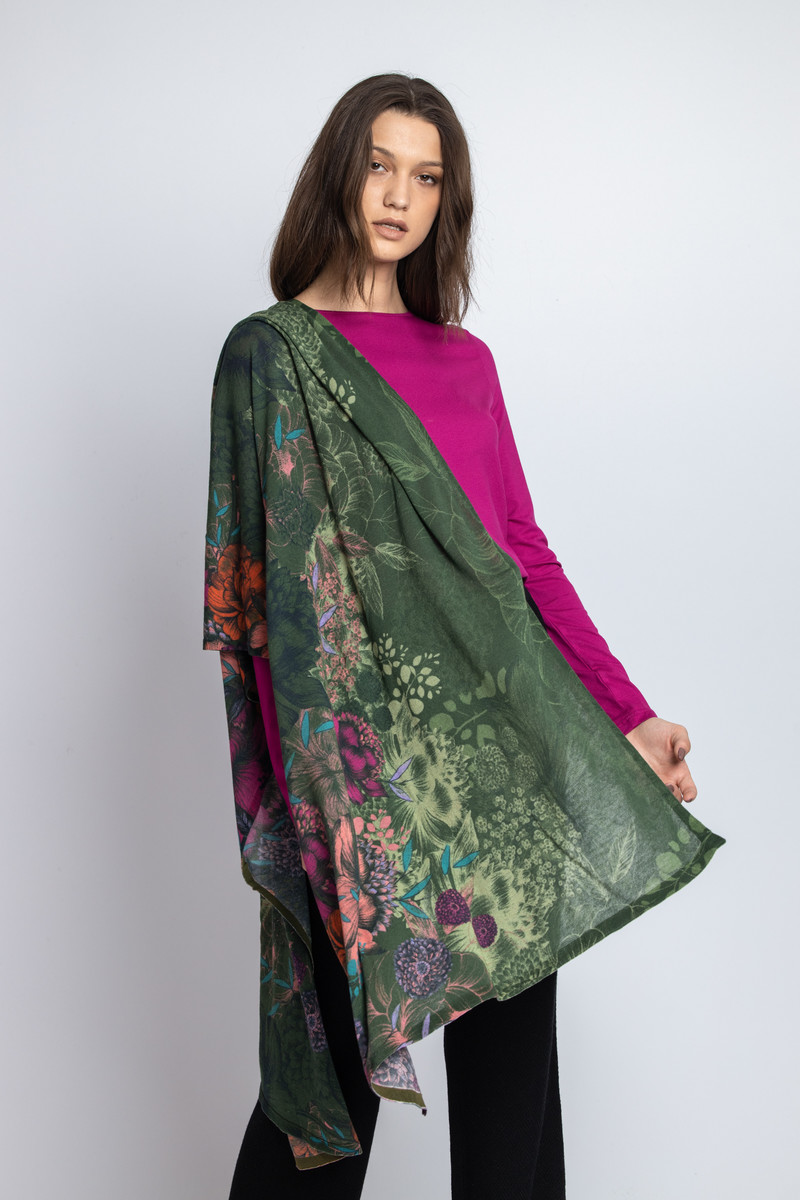 IVKO - Scarf Floral Pattern Forest