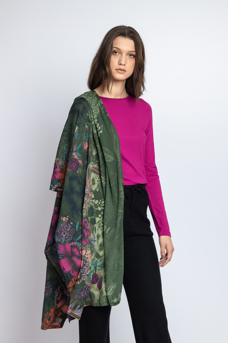 IVKO - Scarf Floral Pattern Forest