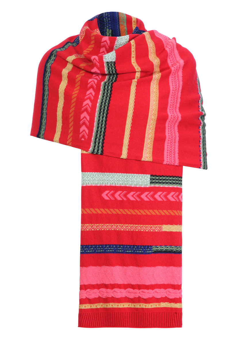 IVKO - Scarf Stripe Pattern Red