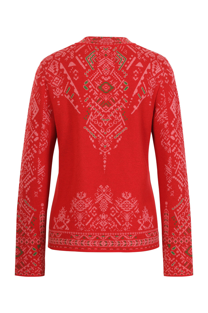 IVKO - Jacquard Jacket Root Pattern Red