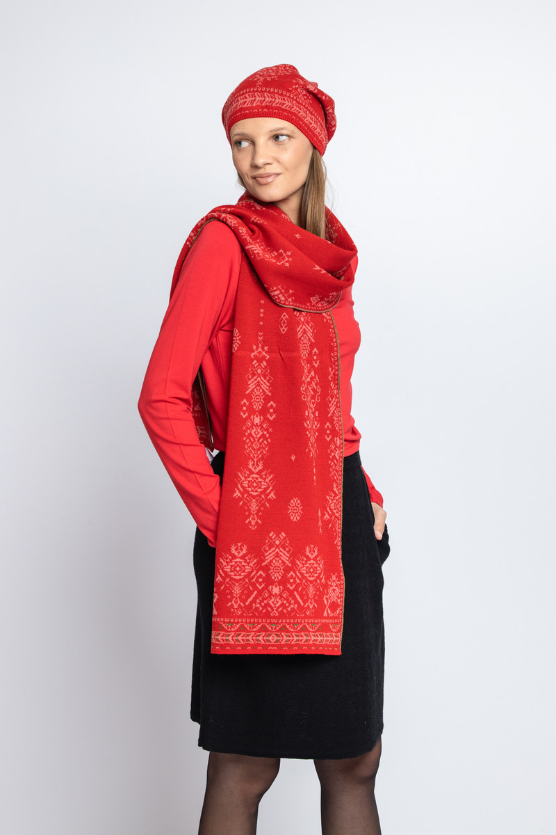 IVKO - Scarf Root Pattern Red