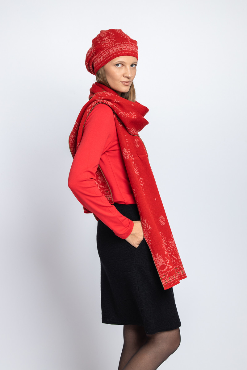 IVKO - Scarf Root Pattern Red