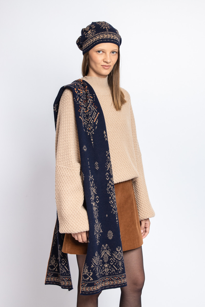IVKO - Scarf Root Pattern Marine