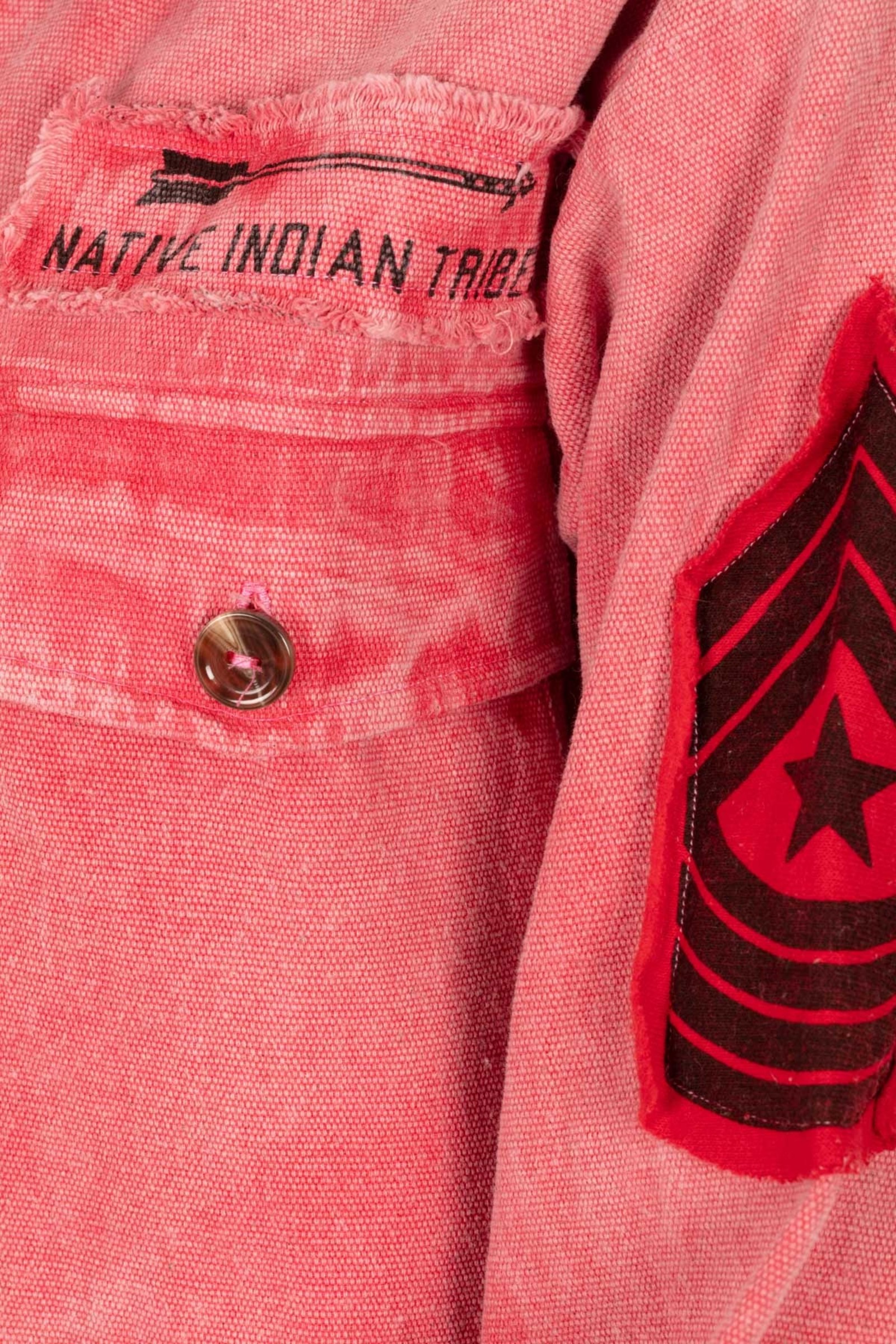 La Jabalcuza La Jabalcuza - Cargo Jacket Indian Coral Red