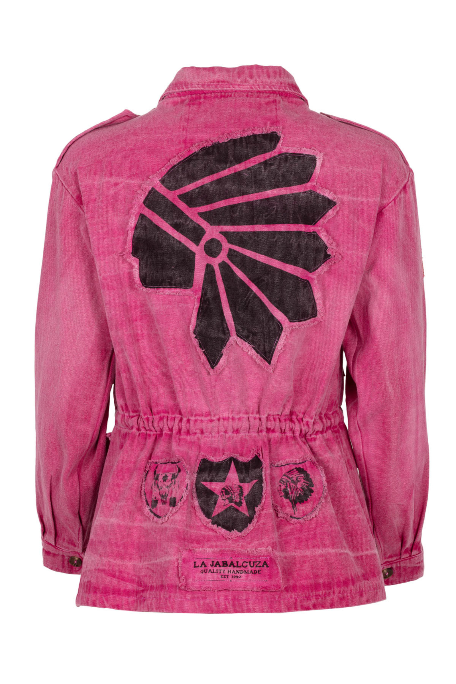 La Jabalcuza La Jabalcuza - Cargo Jacket Indian Fuchsia