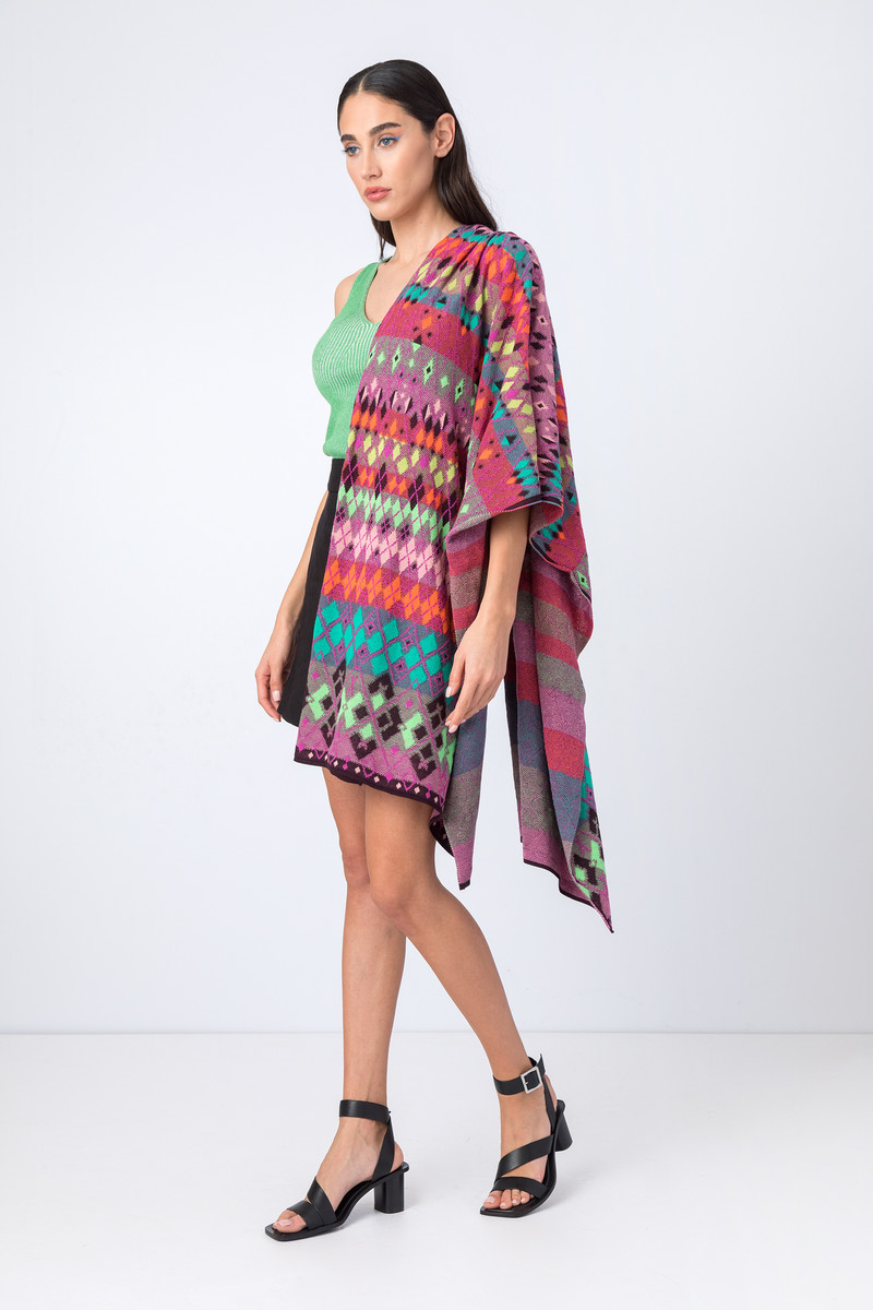IVKO - LIMITED EDITION Brocade Scarf Magenta