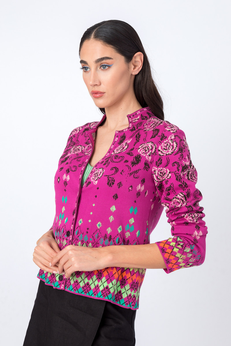 IVKO - LIMITED EDITION Floral Jacket Magenta