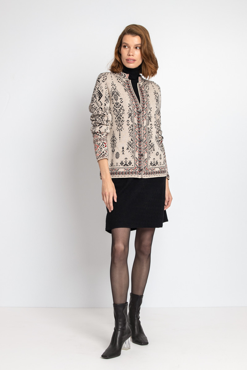 IVKO - Jacquard Jacket Root Pattern Off-White