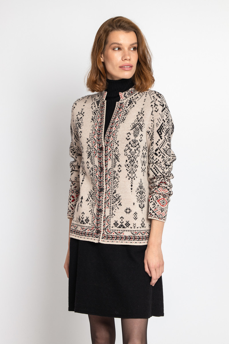 IVKO - Jacquard Jacket Root Pattern Off-White