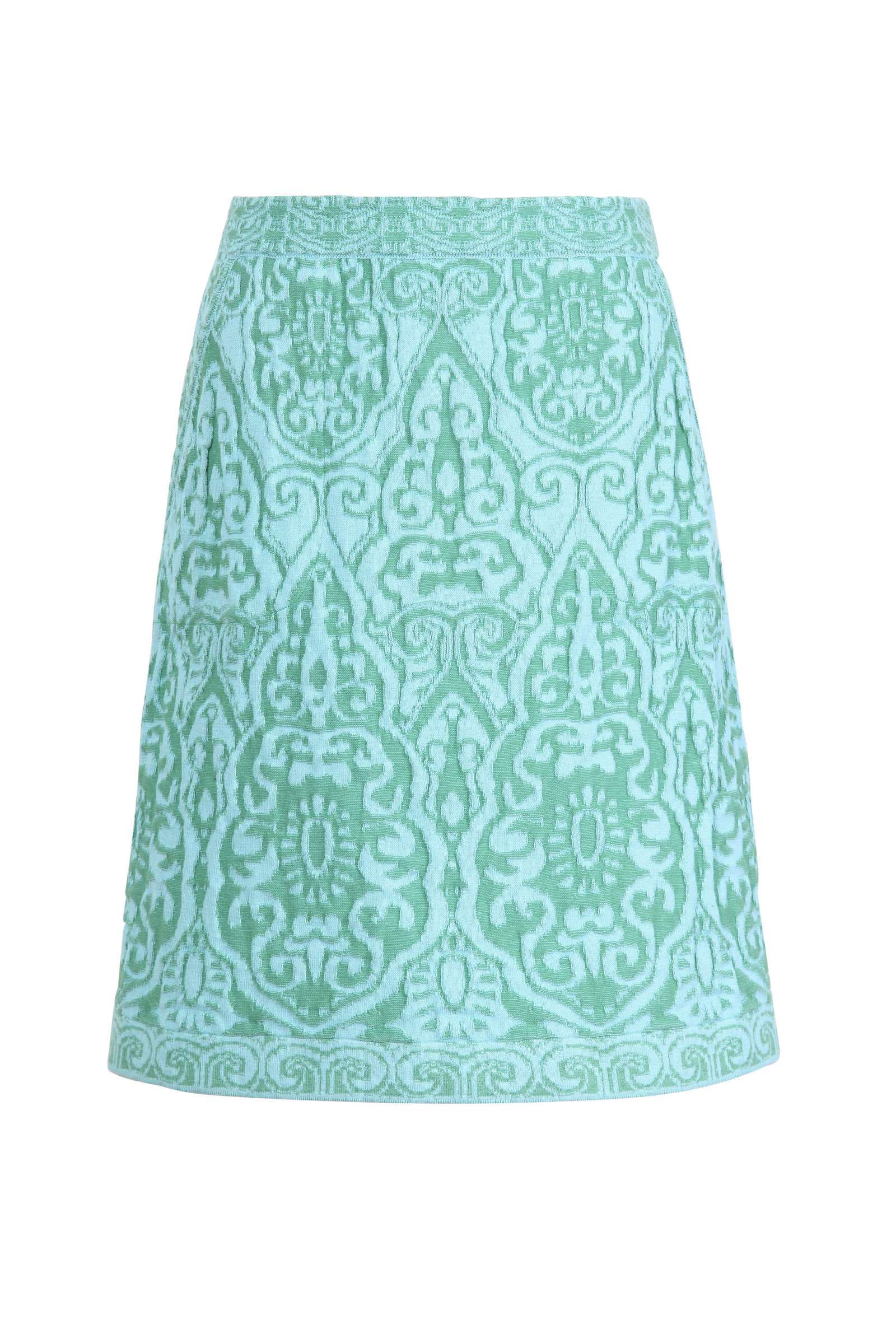 IVKO  Woman IVKO - Mini Skirt Filigree Pattern Green