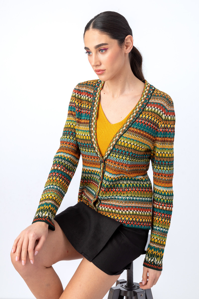 IVKO - Jacquard Jacket Stripe Pattern Amazonas