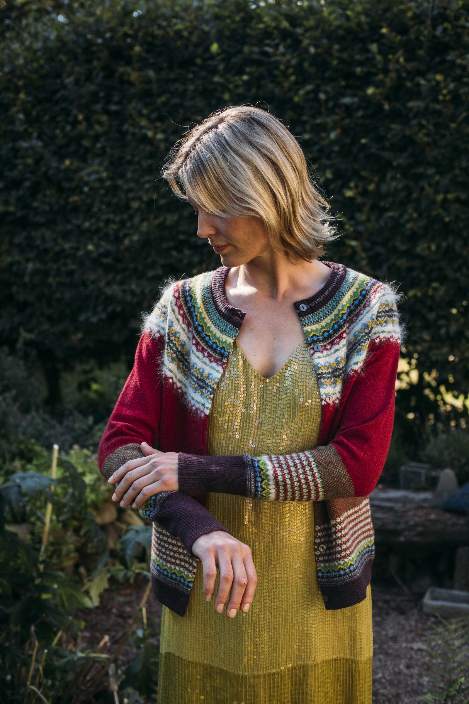 Eribé Eribé - Alpine Cardigan Hemlock