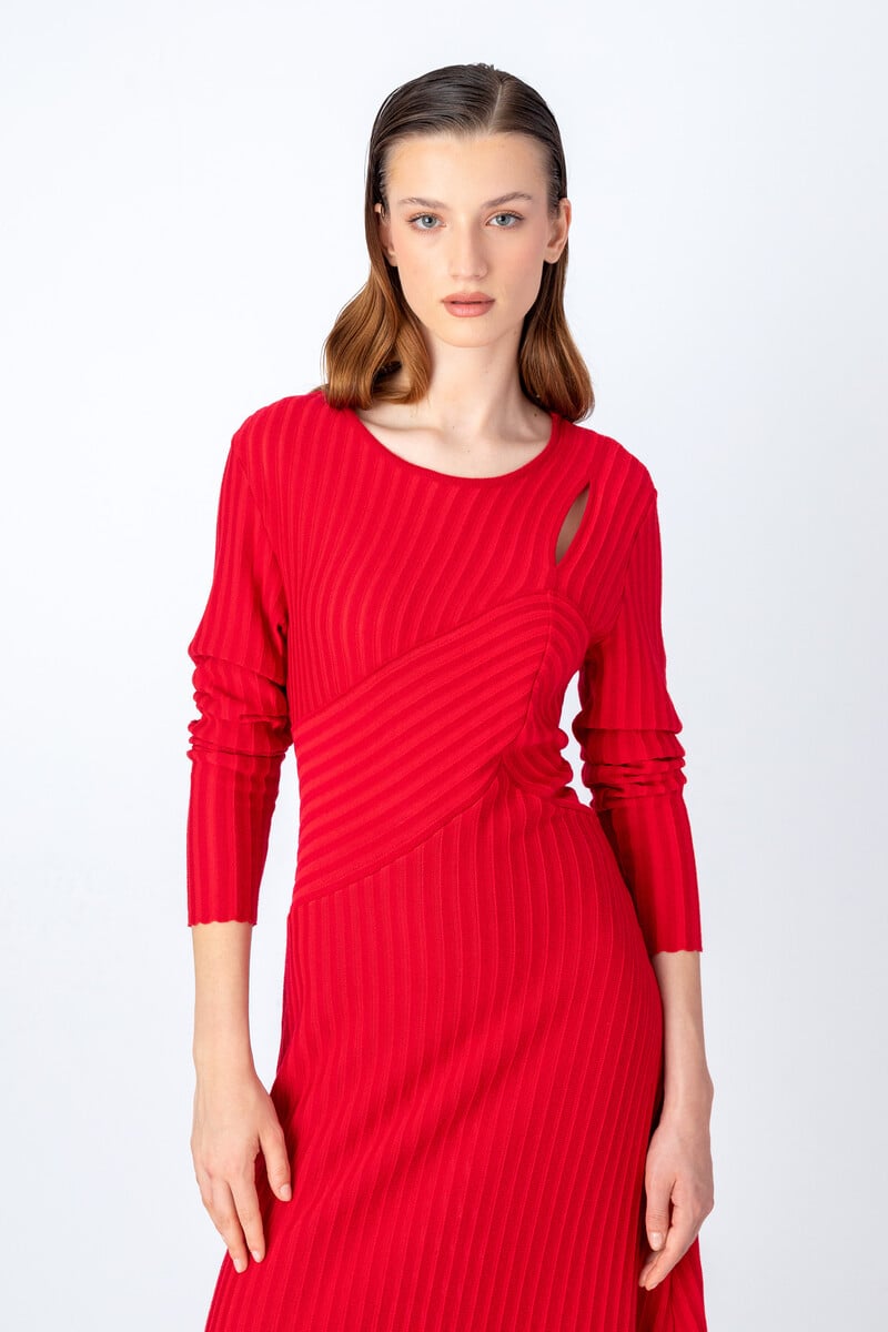 IVKO - Asymmetric Dress Red