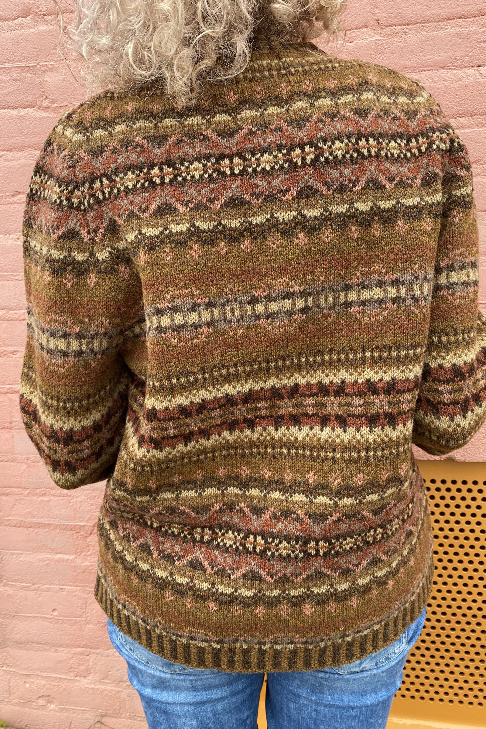 Eribé Eribé - Westray Cardigan Chestnut