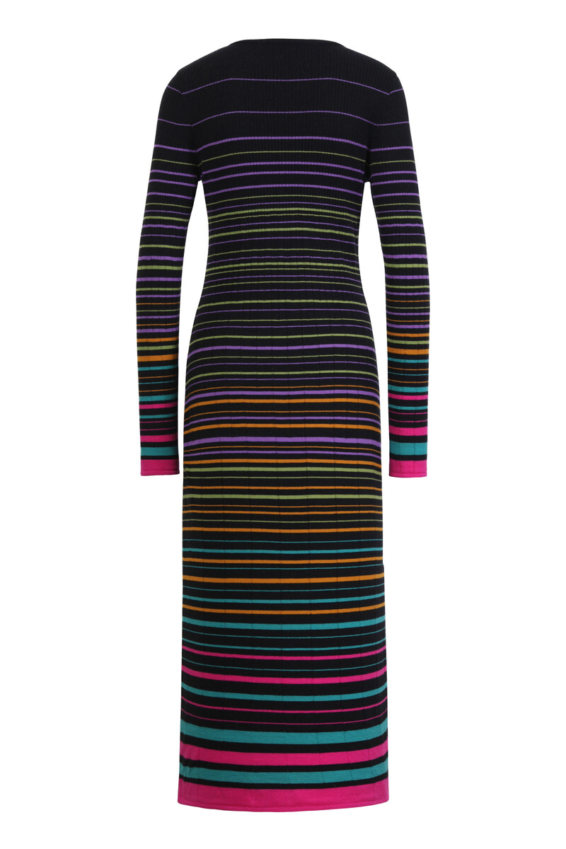 IVKO - Striped Dress Black