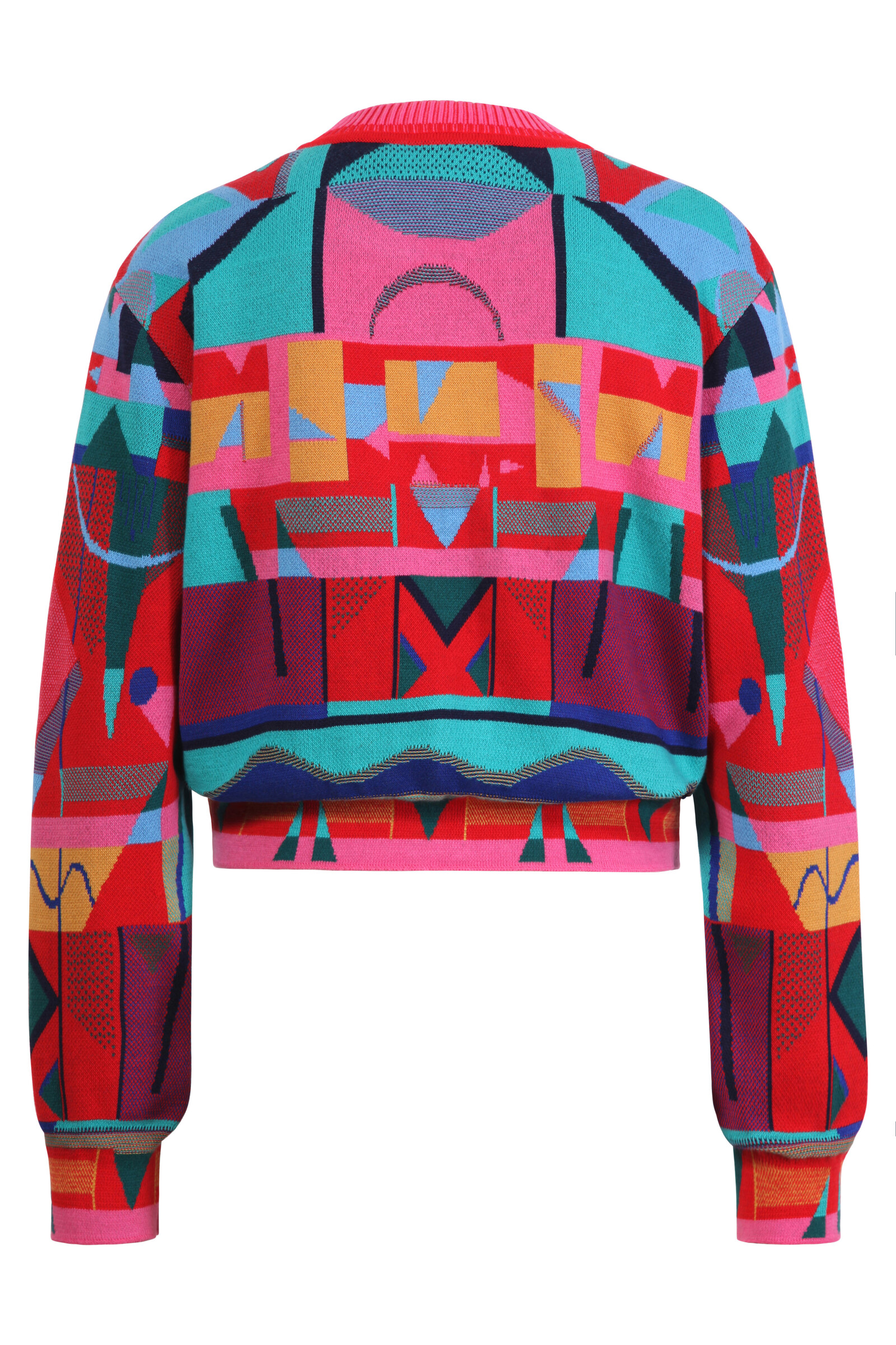 IVKO  Woman IVKO - Bomber Jacket Abstract Pattern Cherry