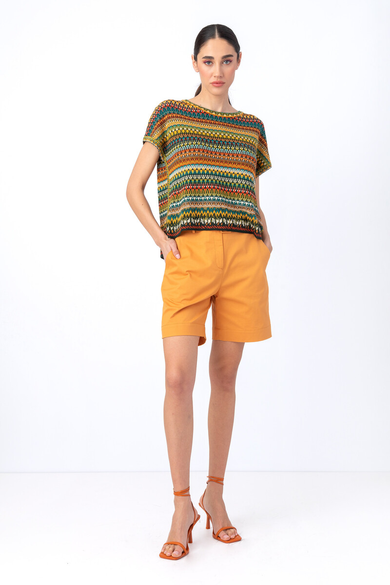 IVKO - Sleeveless Pullover Stripe Pattern Amazonas