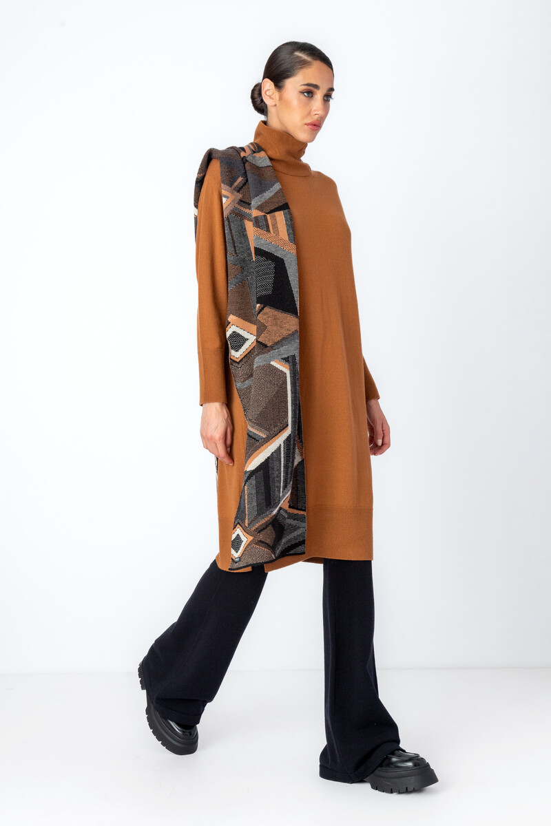 IVKO - Scarf Abstract Print Black