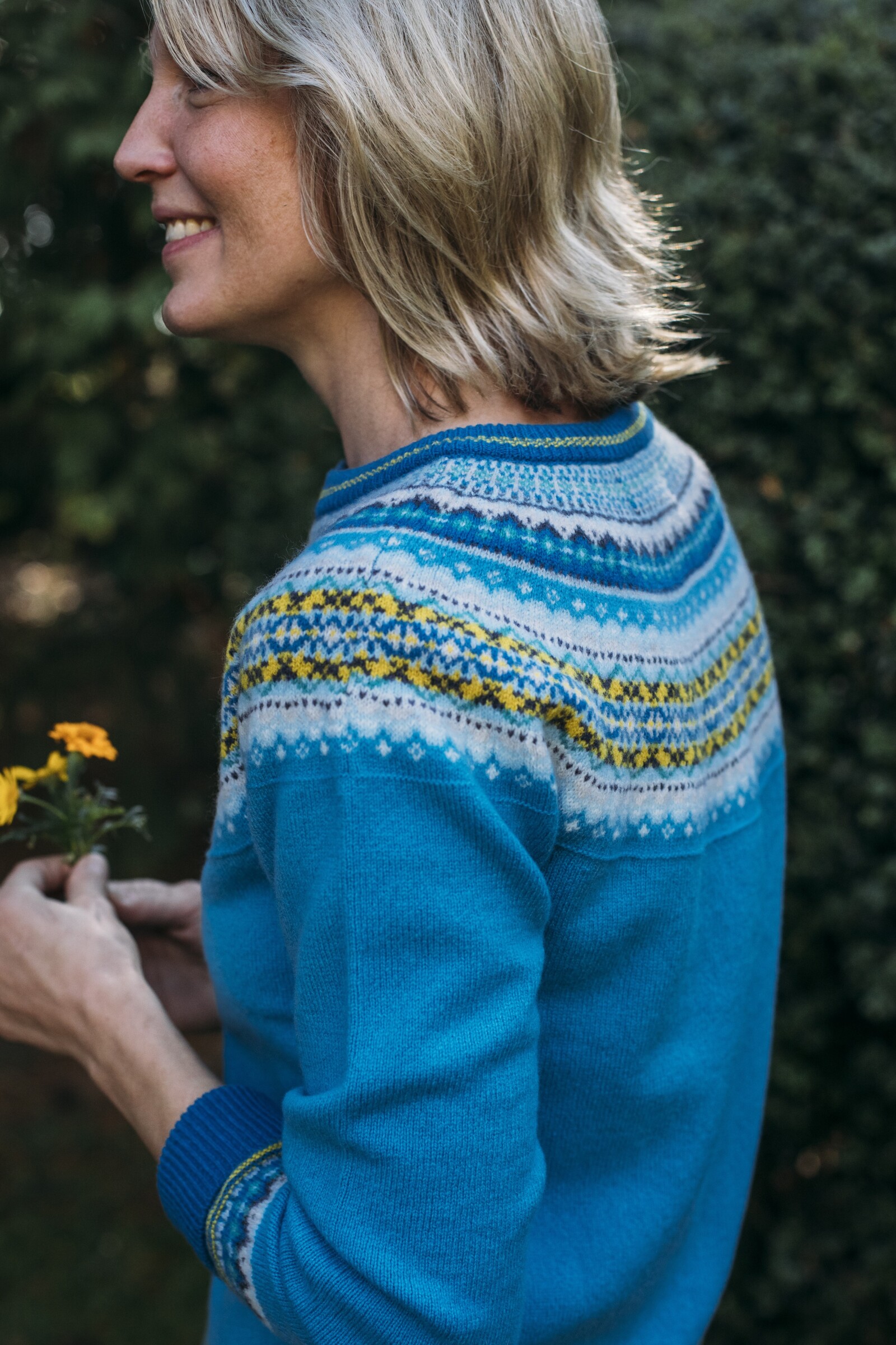 Eribé Eribé - Alpine Cardigan Turquoise