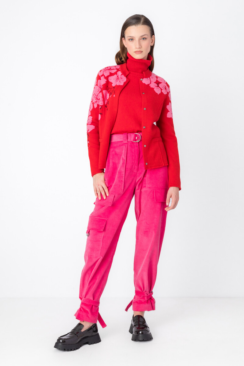 IVKO Woman - Jacket Orchid Motive Red