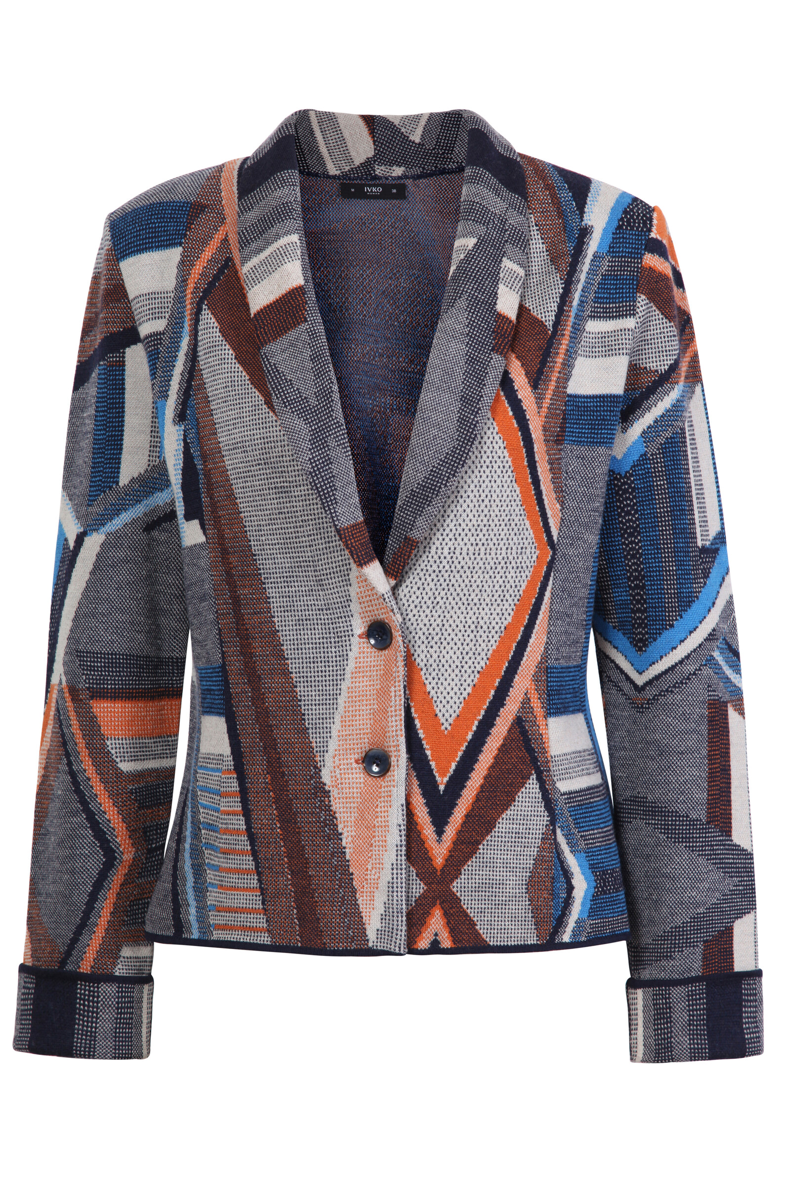 IVKO  Woman IVKO - Blazer Abstract Pattern Marine