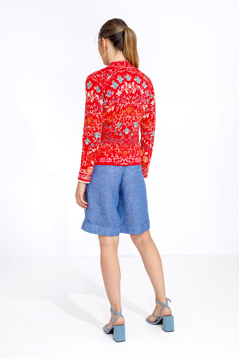 IVKO - Jacket Jacquard Andalusia Pattern Red