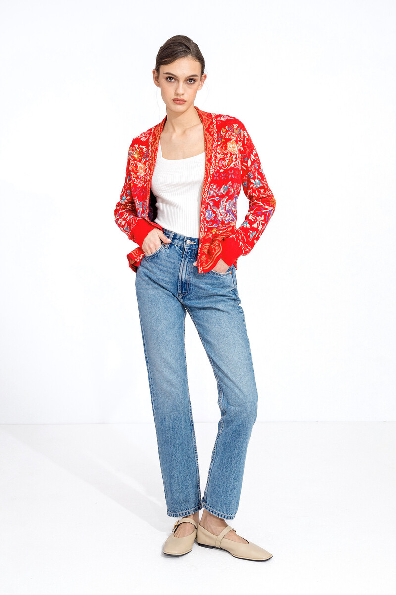 IVKO - Jacquard Jacket Andalusia Pattern Red