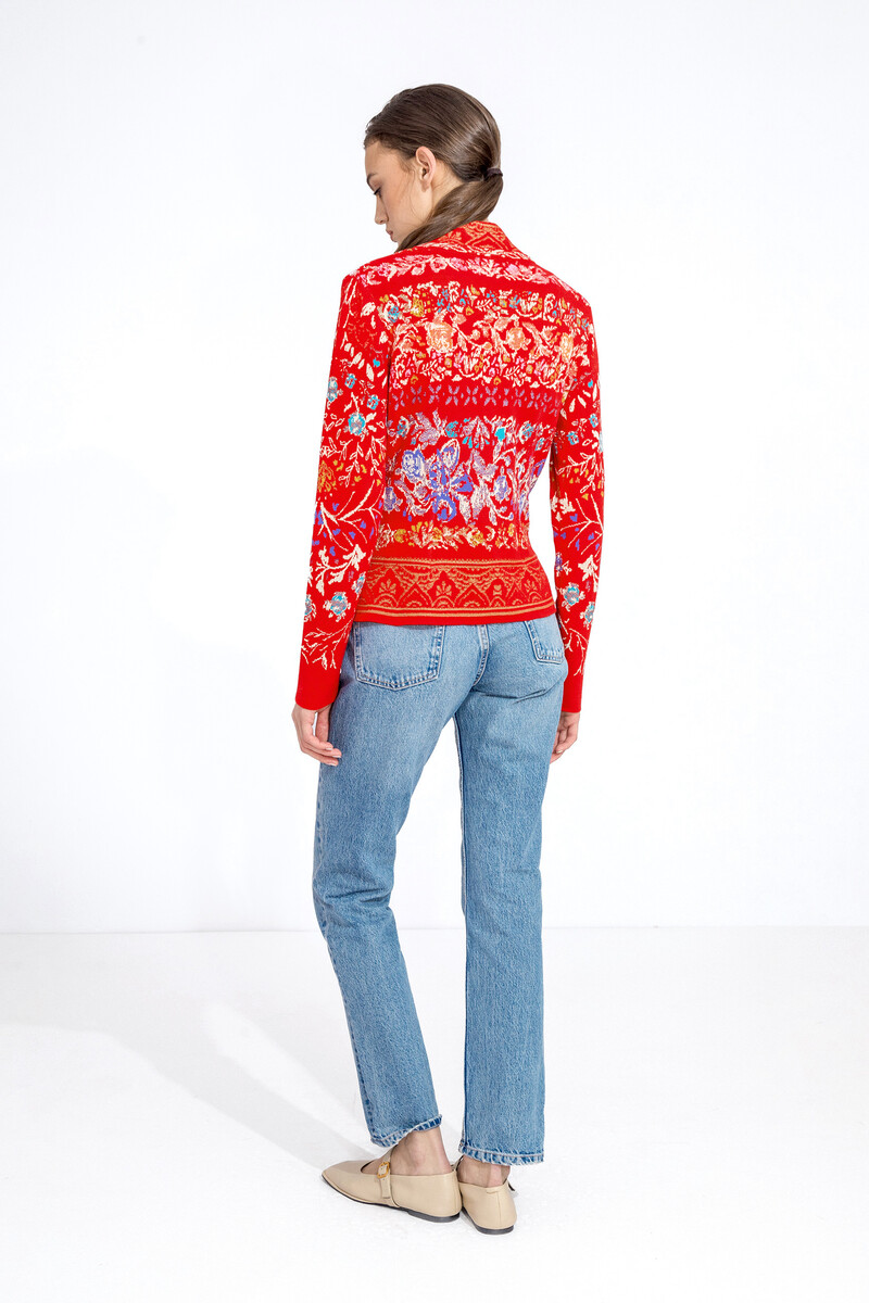 IVKO - Jacquard Jacket Andalusia Pattern Red