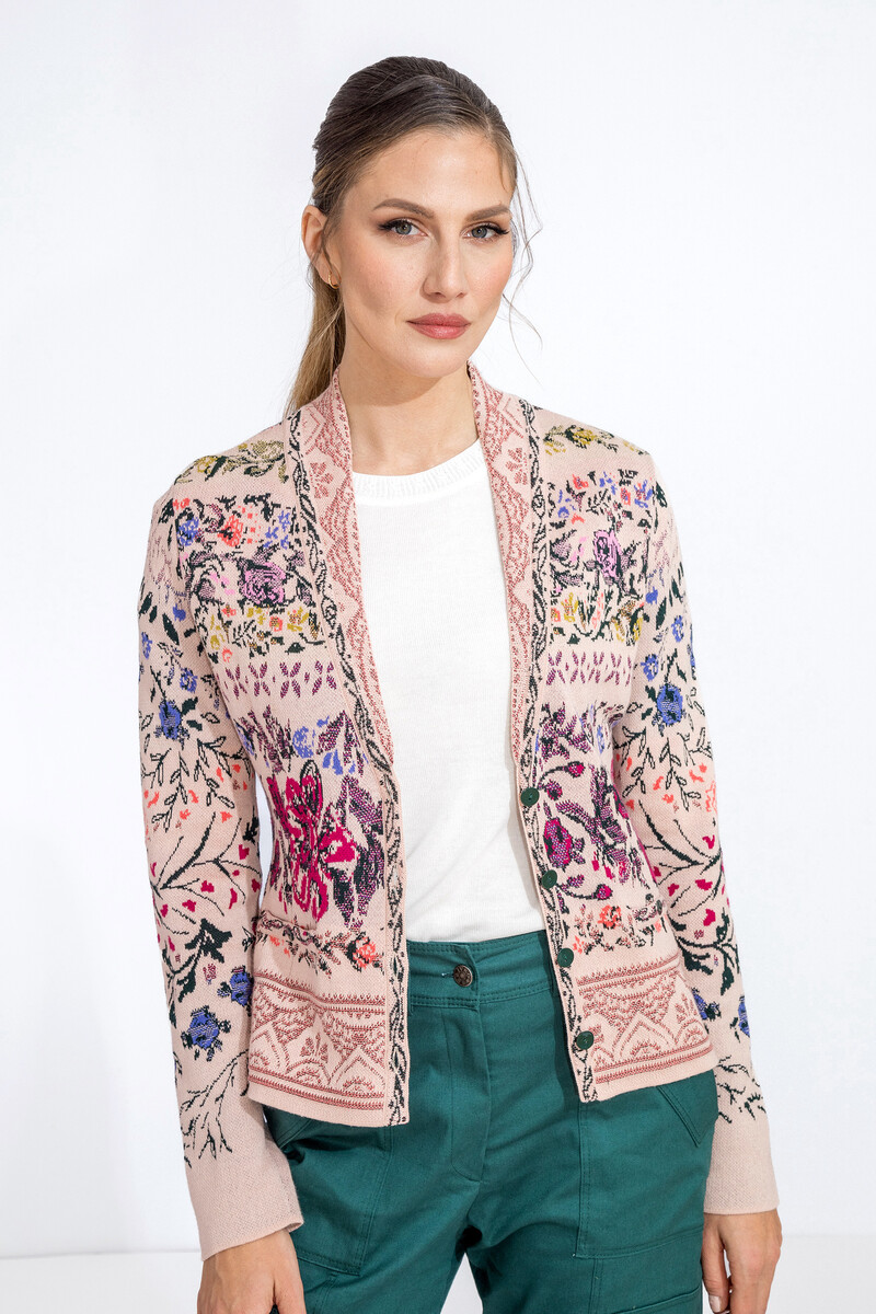 IVKO - Jacquard Jacket Andalusia Pattern Powder