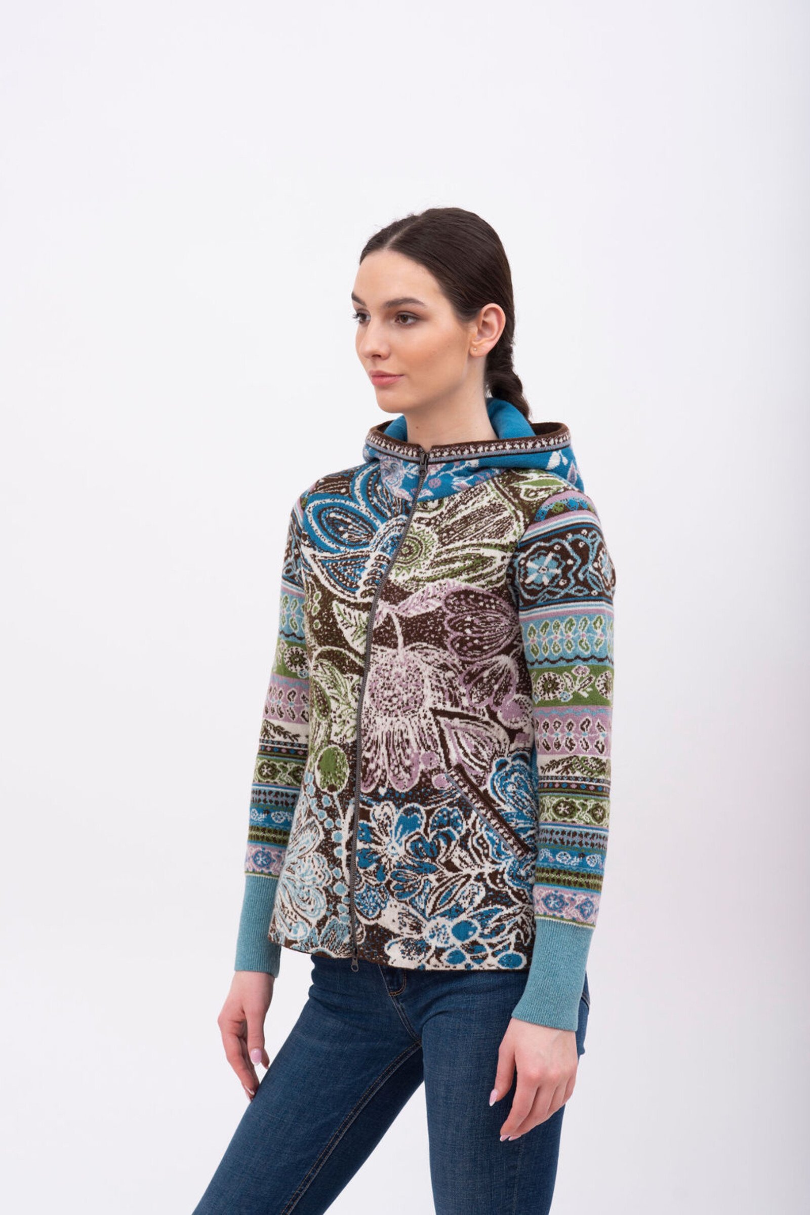 KOOI Knitwear KOOI Knitwear - Aztec Lily Brown