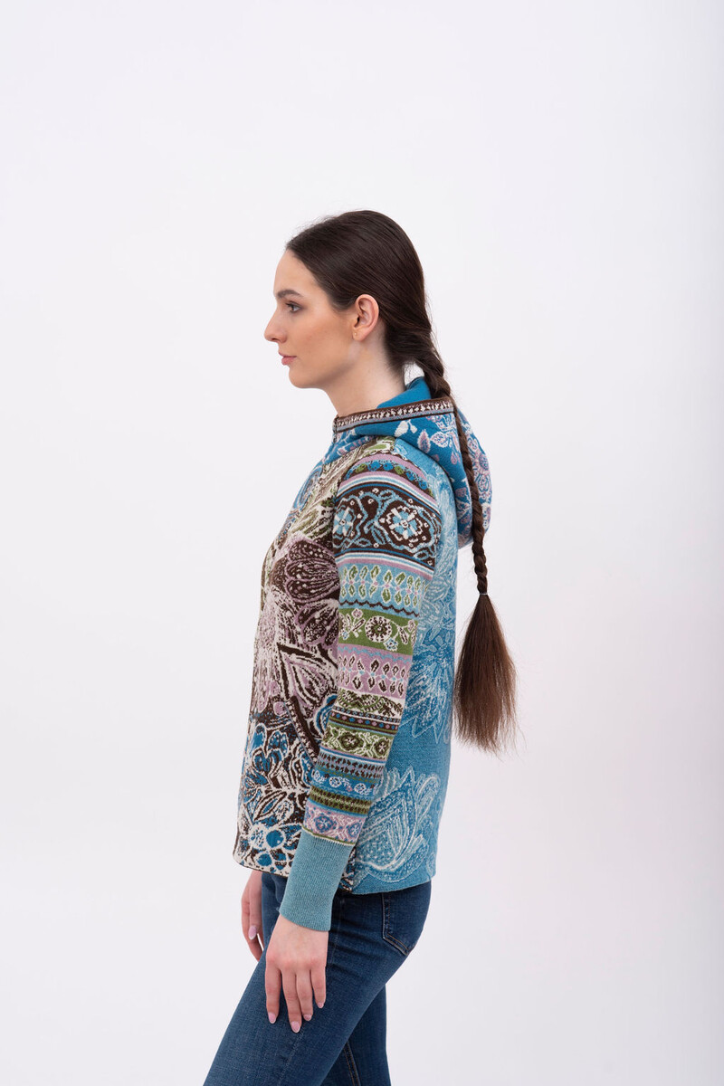 KOOI Knitwear - Aztec Lily Brown