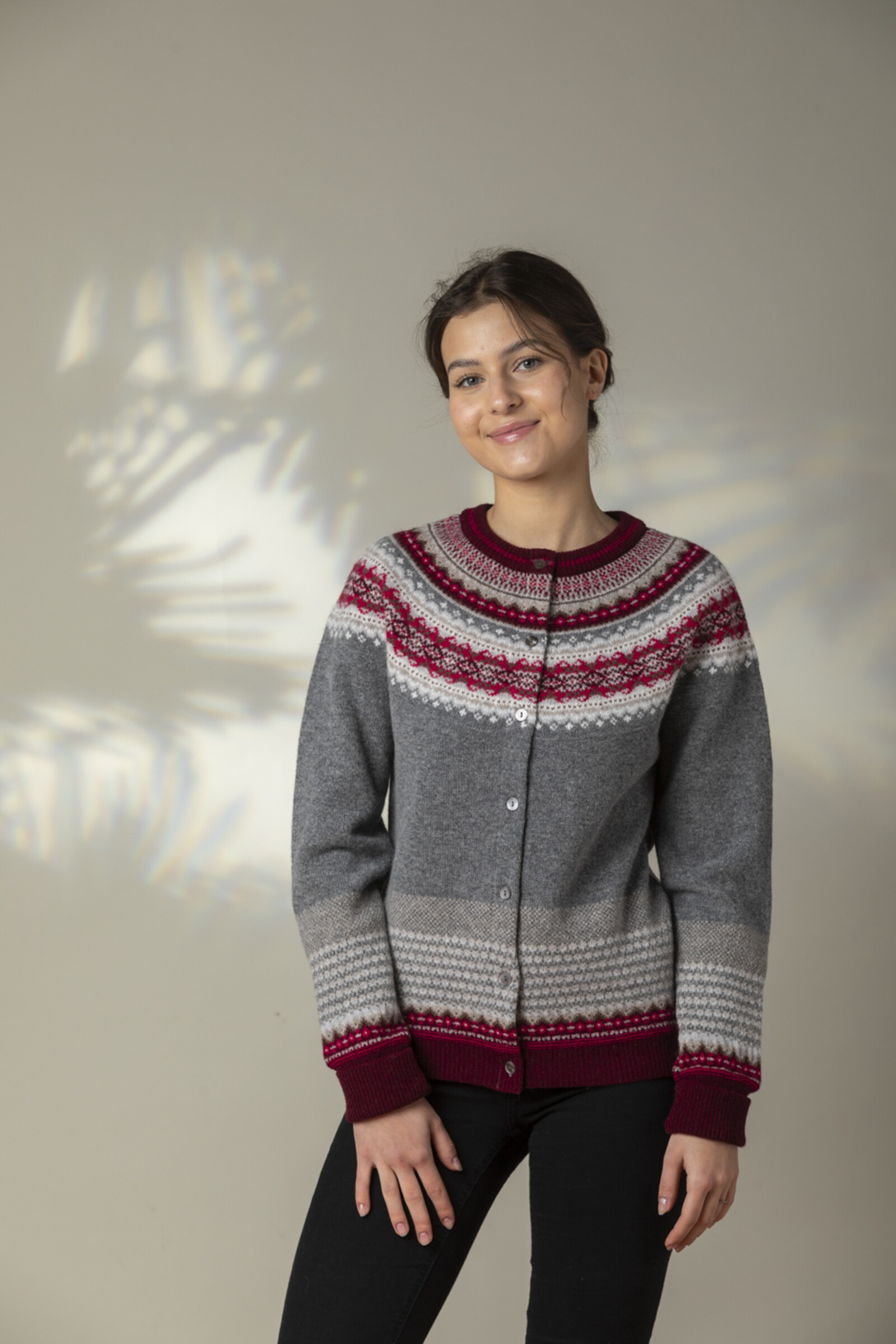 Eribé Eribé - Alpine Cardigan Greyberry