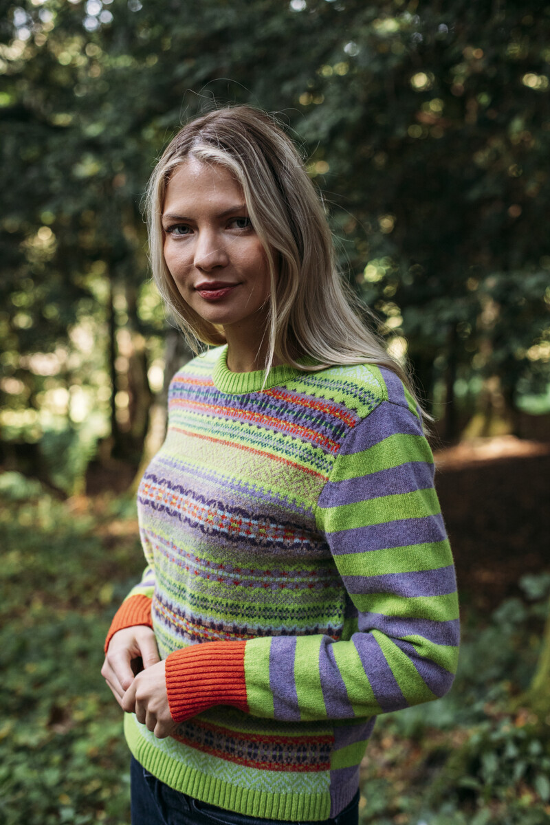 Eribé - Stobo Fairisle Sweater Luscious