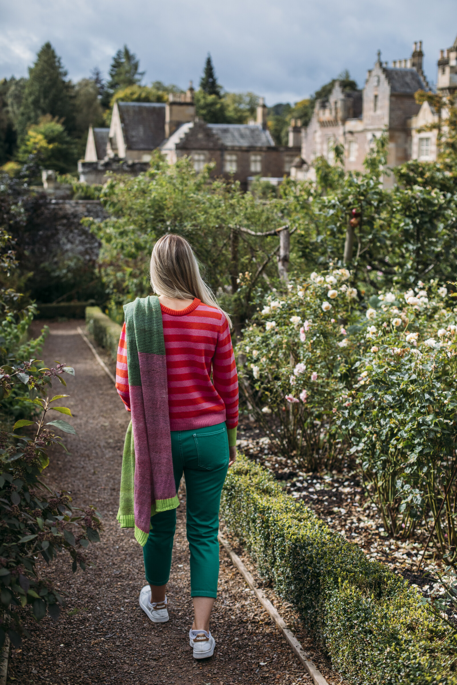 Eribé Eribé - Stobo Fairisle Sweater Rosa