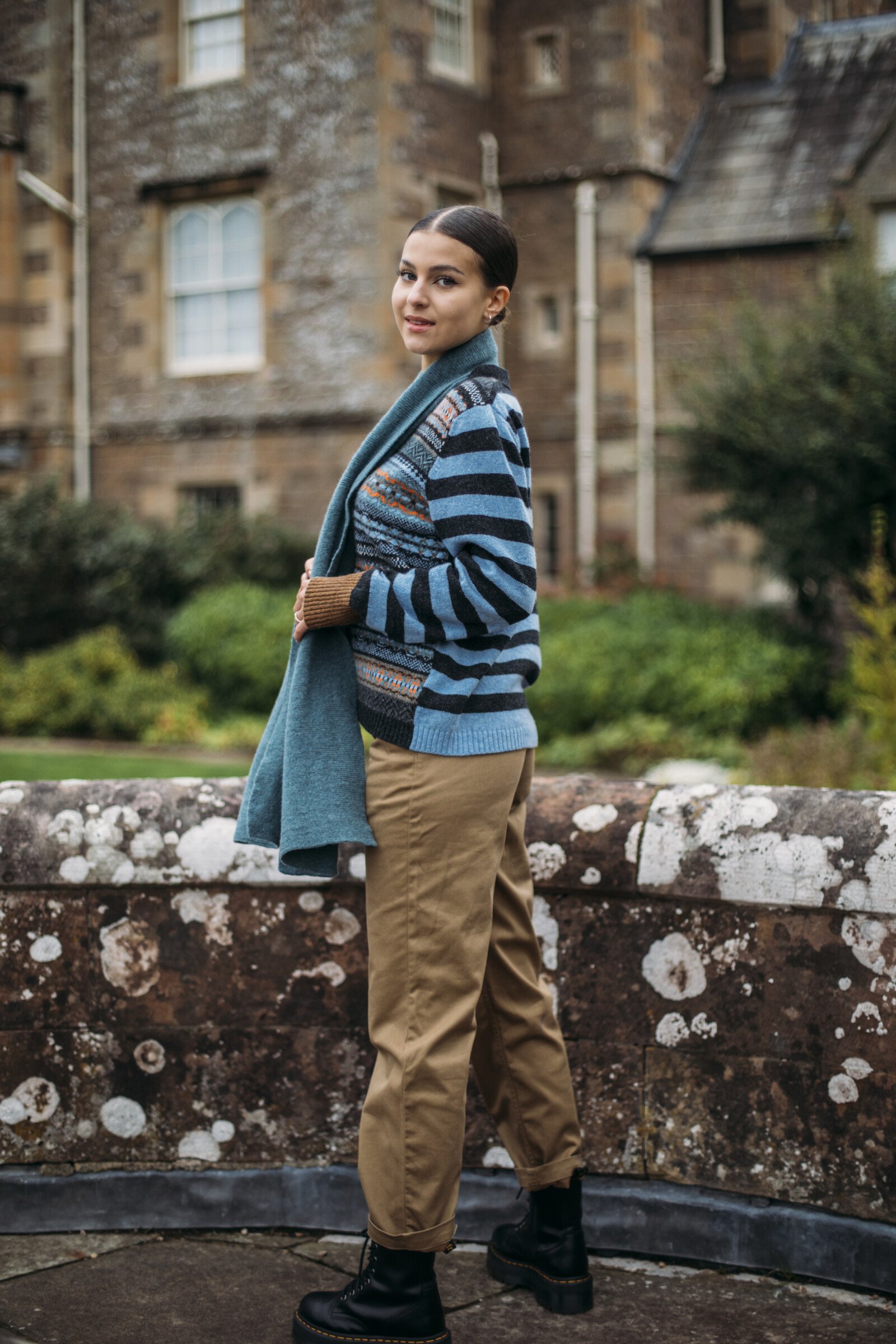 Eribé Eribé - Stobo Fairisle V-Neck Cardigan Phoebe