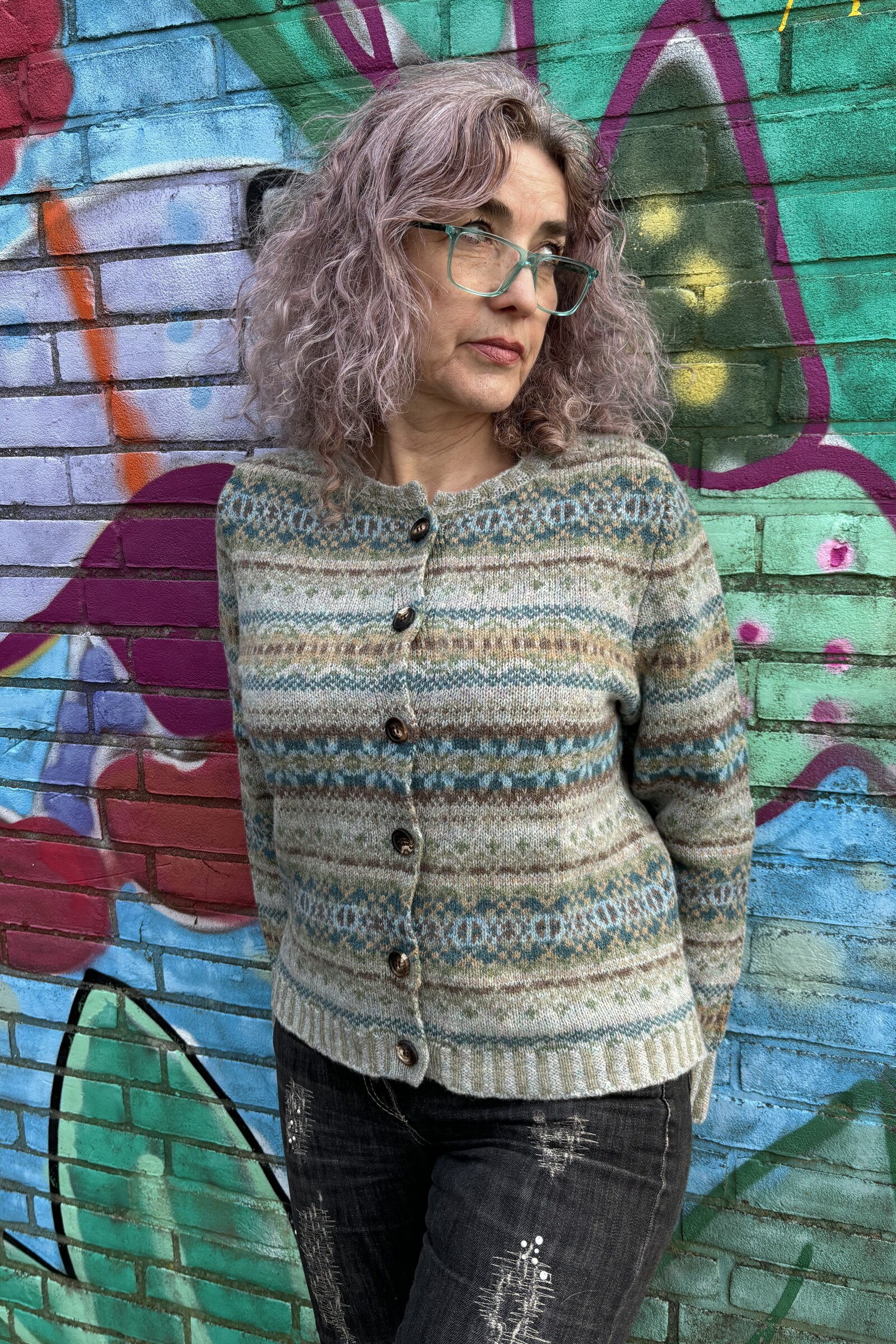 Eribé Eribé - Westray Cardigan Wintersonne