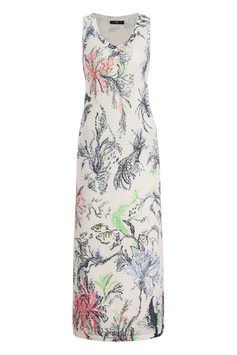 IVKO - Printed Dress Seabed Motif Off-White