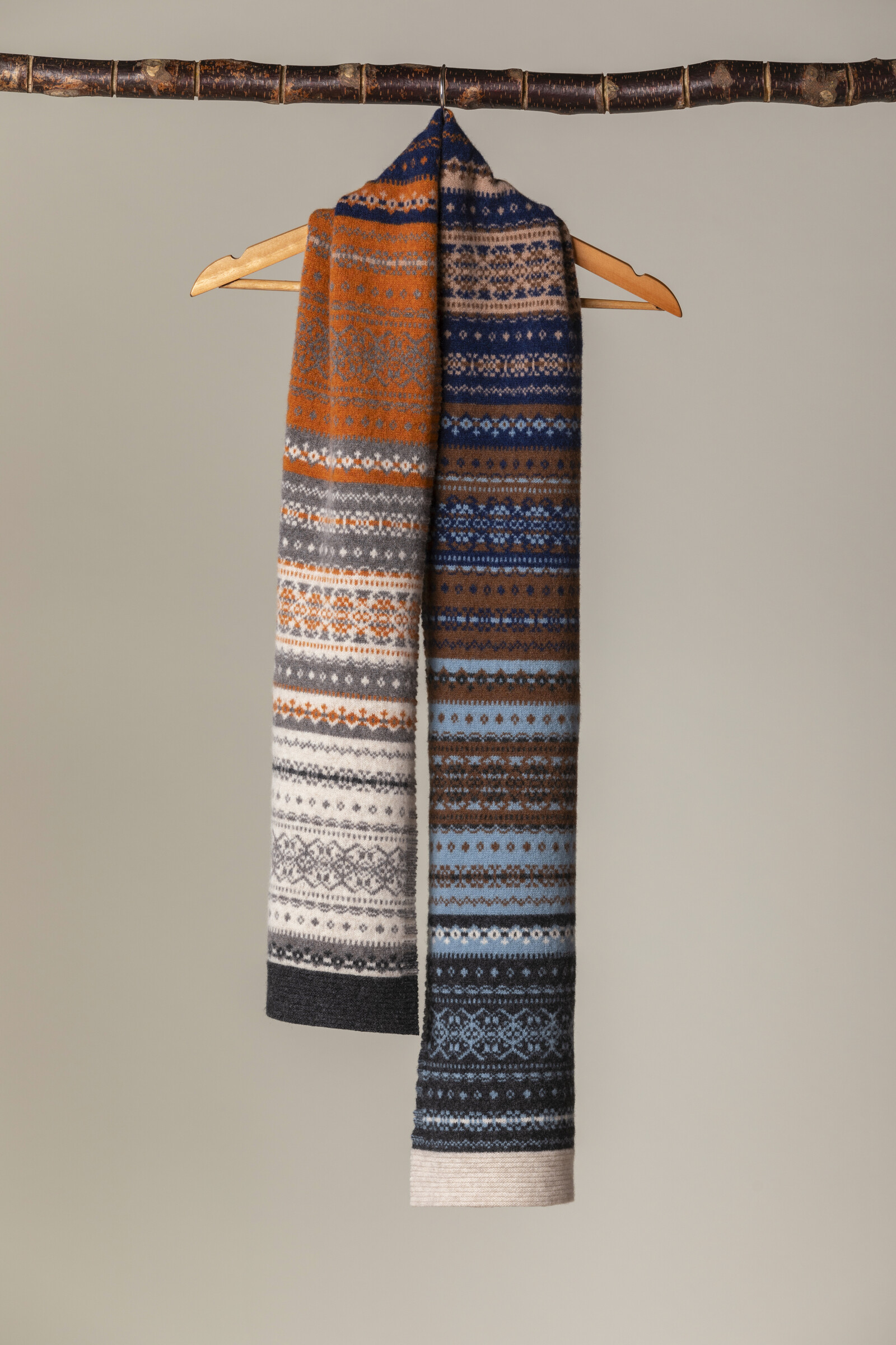 Eribé Eribé - Alloa Fairisle Scarf Winter