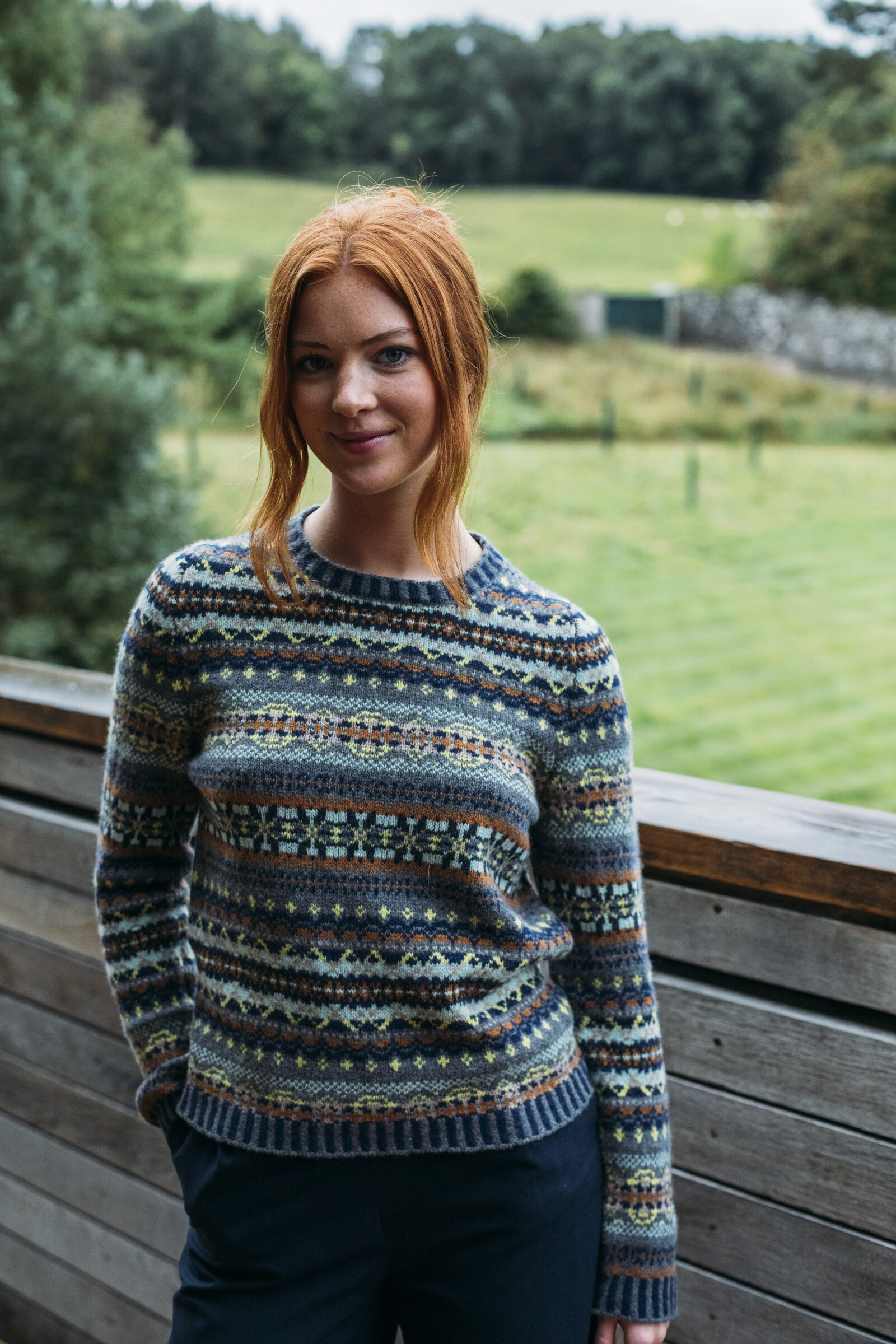 Eribé Eribé - Kinross Sweater Garnet