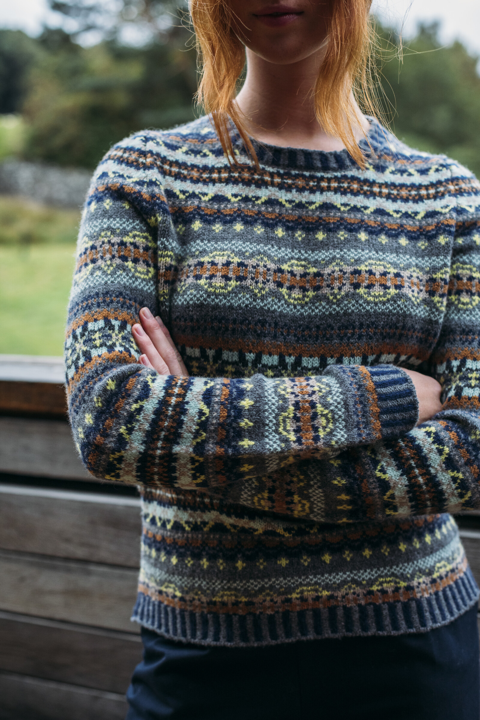 Eribé Eribé - Kinross Sweater Garnet