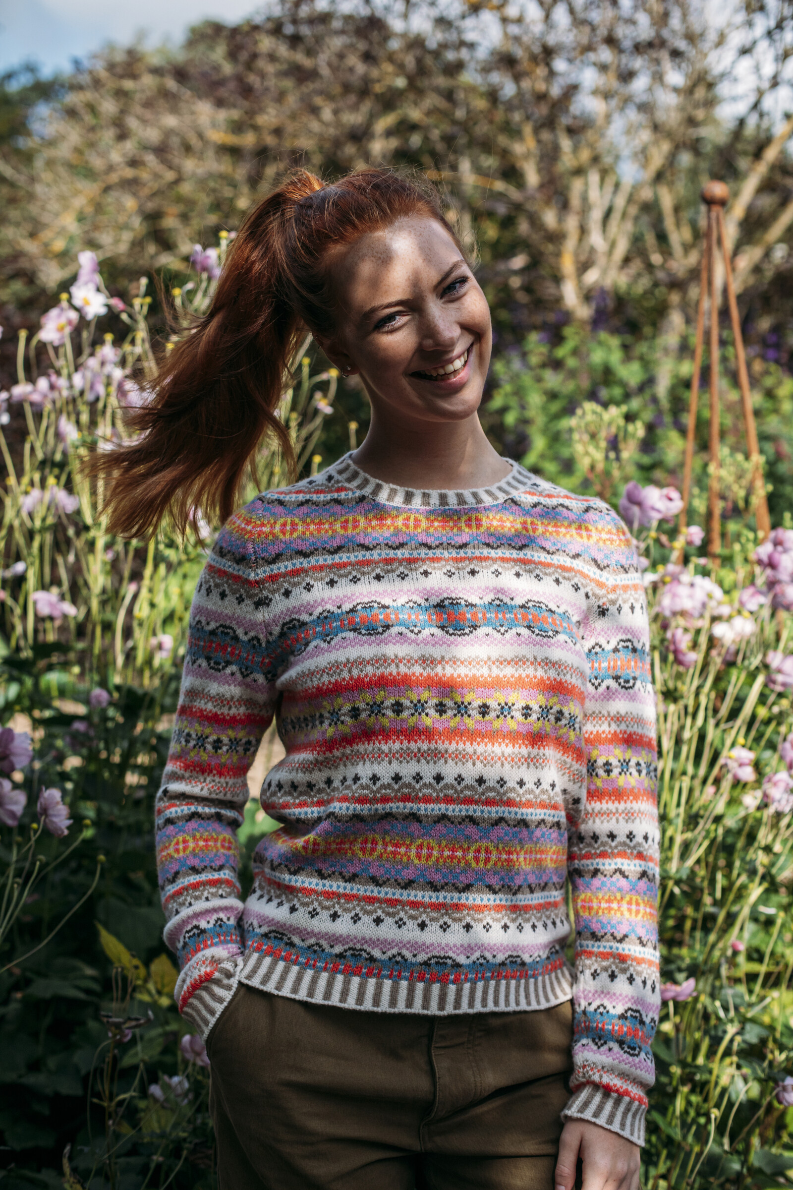 Eribé Eribé - Kinross Sweater Coral