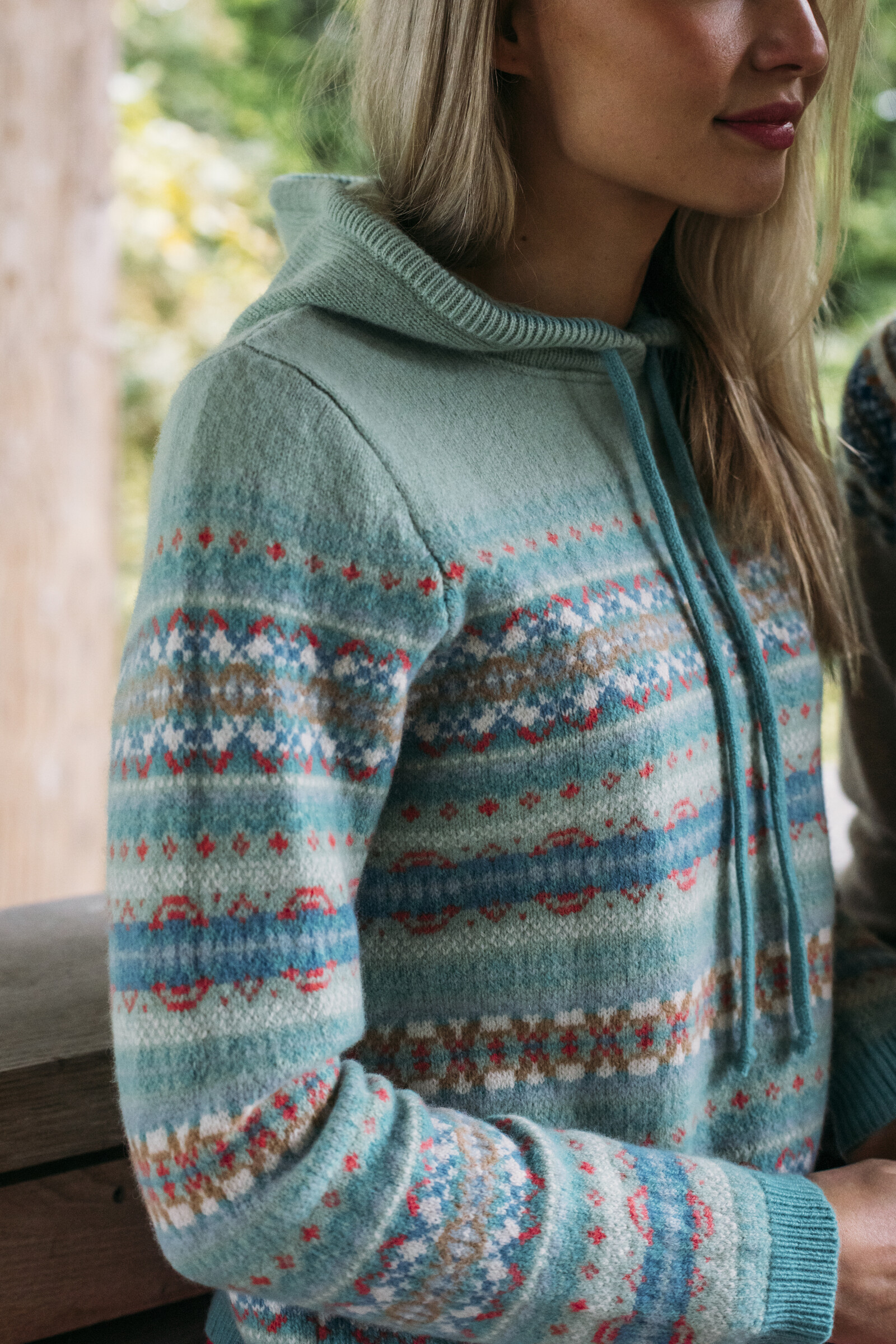 Eribé Eribé - Kinross Hoody Sweater Opal
