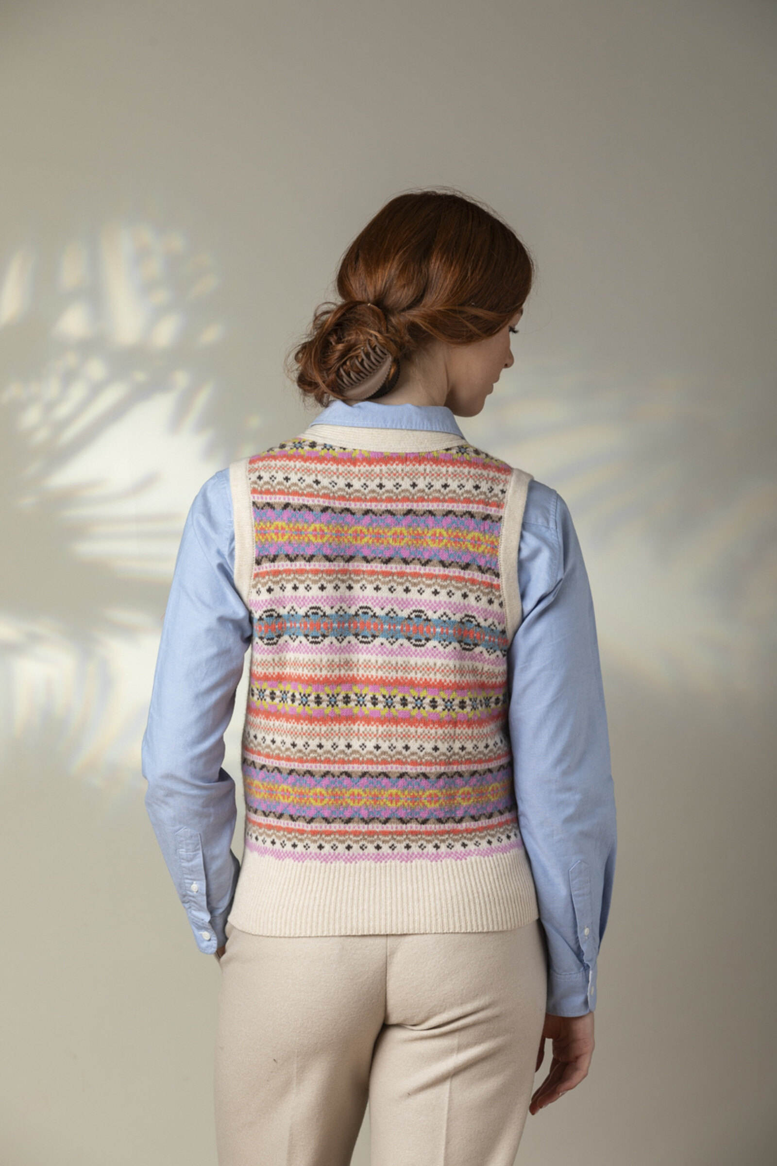 Eribé Eribé - Kinross Waistcoat Coral