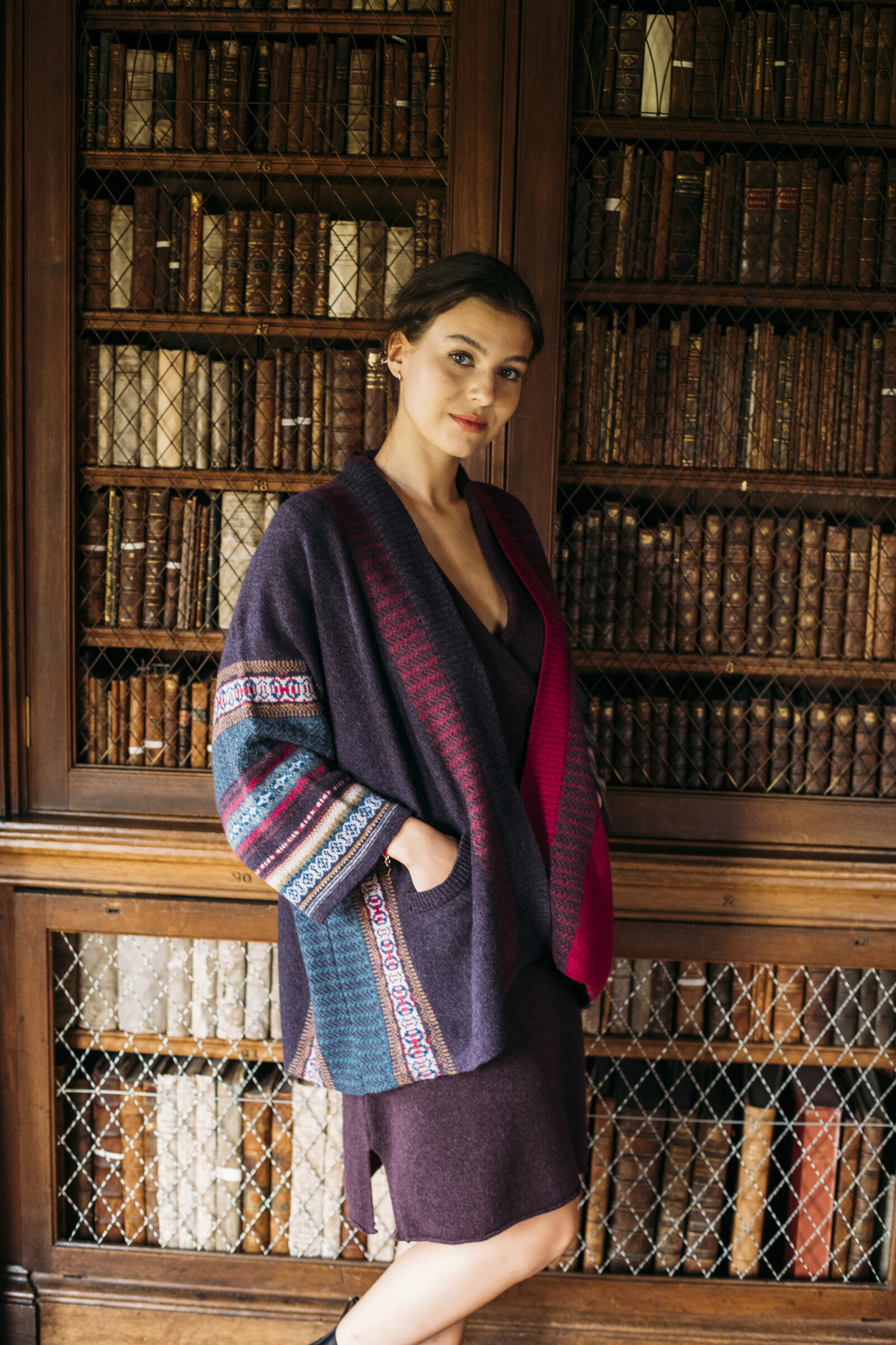 Eribé Eribé - Montrose Blanket Coat Bramble