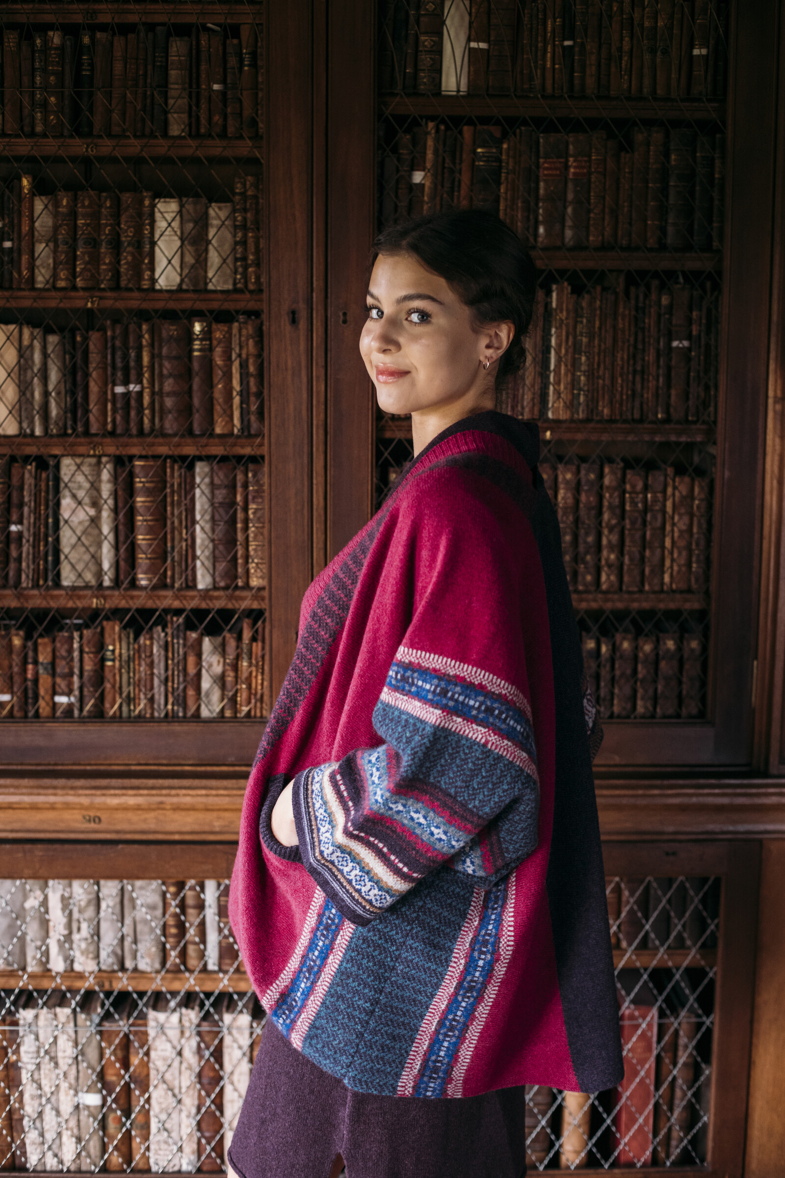 Eribé Eribé - Montrose Blanket Coat Bramble