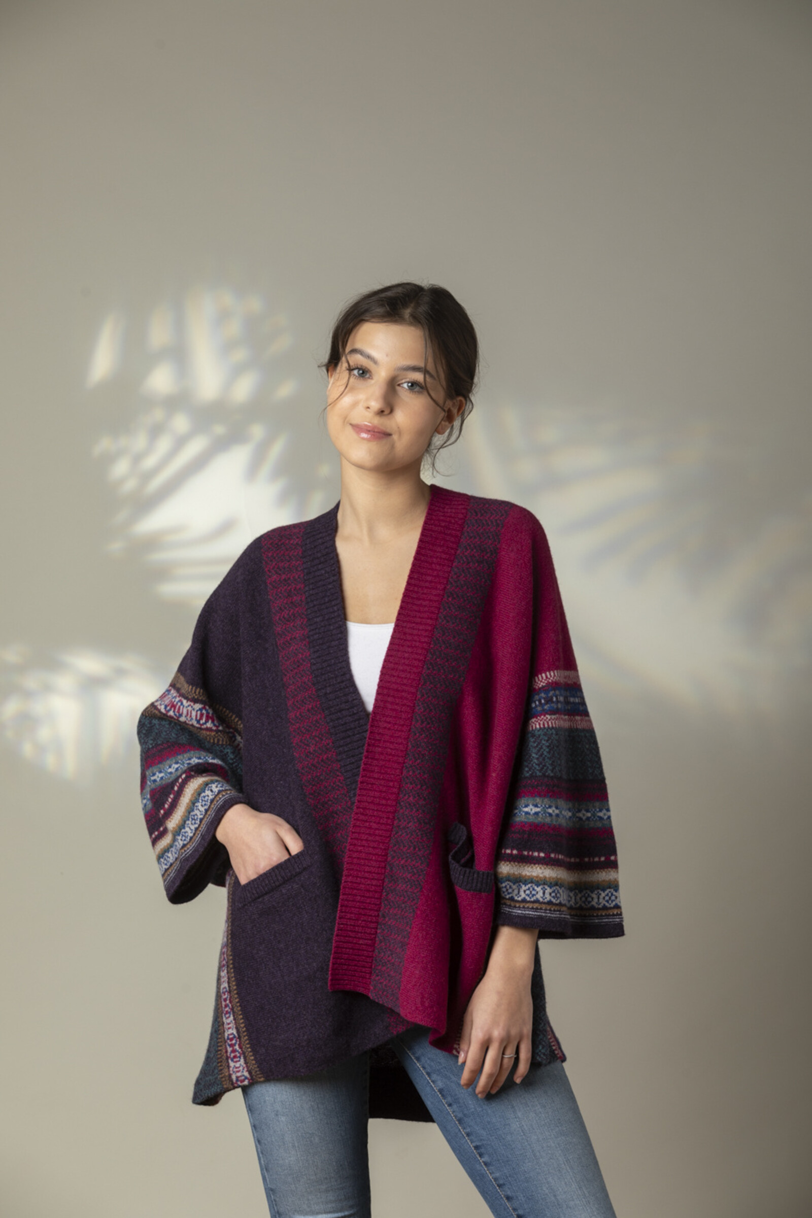 Eribé Eribé - Montrose Blanket Coat Bramble