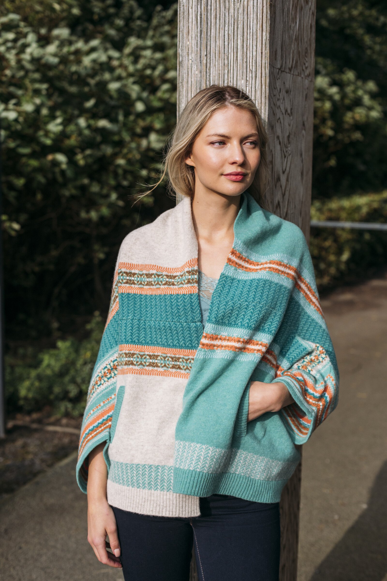 Eribé Eribé - Montrose Blanket Coat Peridot