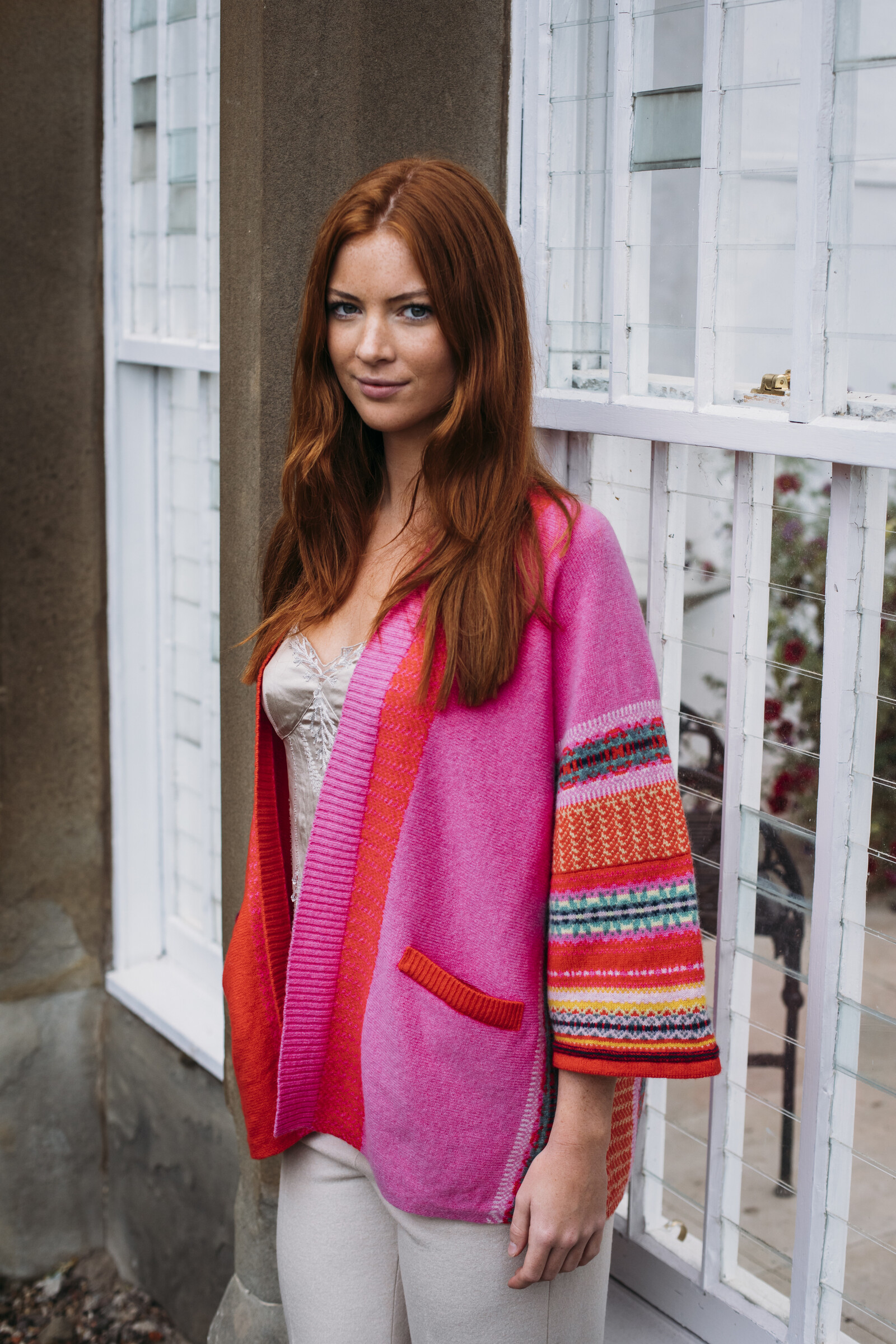 Eribé Eribé - Montrose Blanket Coat Scarlet