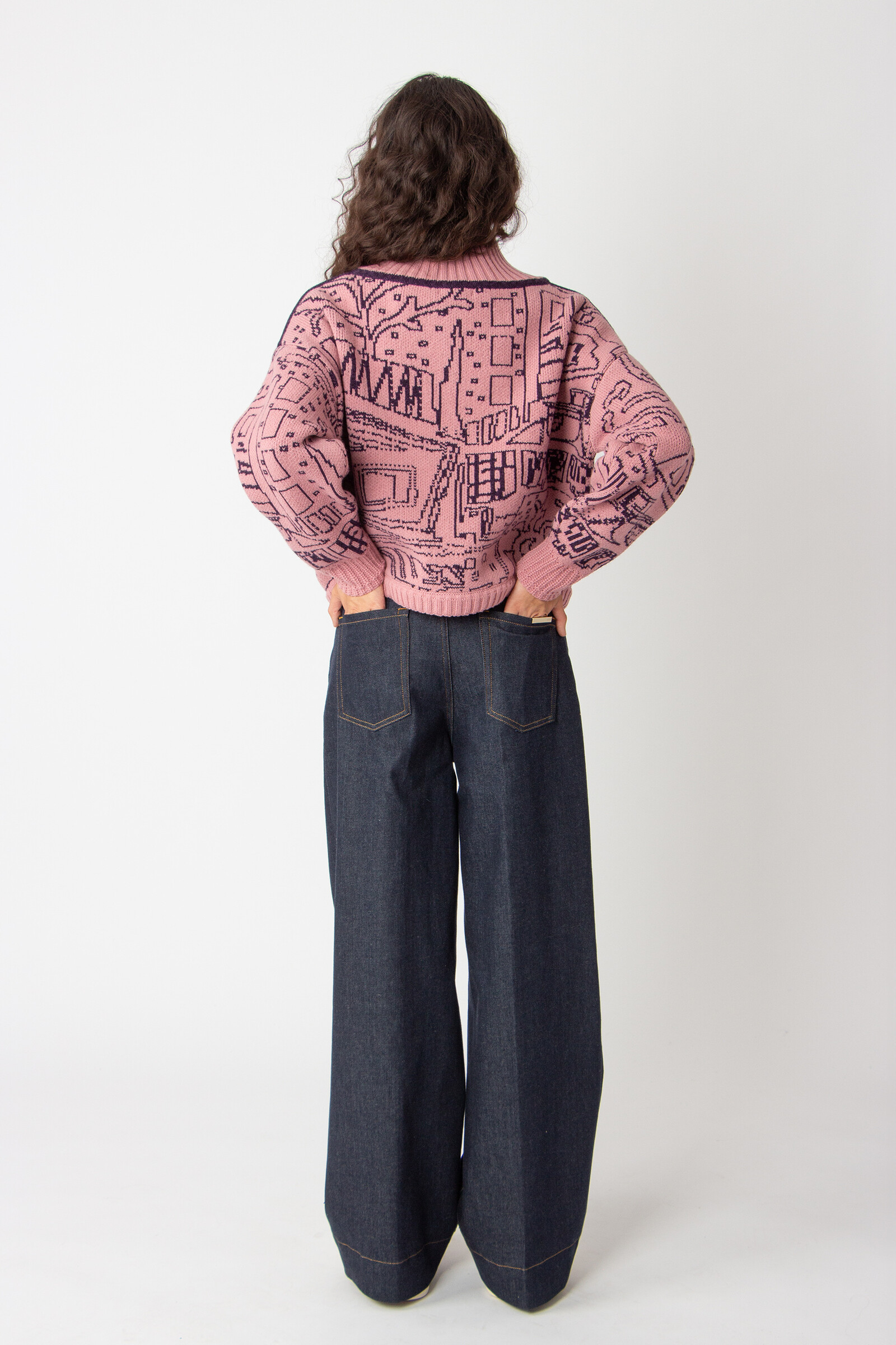 IVKO  Woman IVKO - Bomber Jacket Favela Pattern Powder