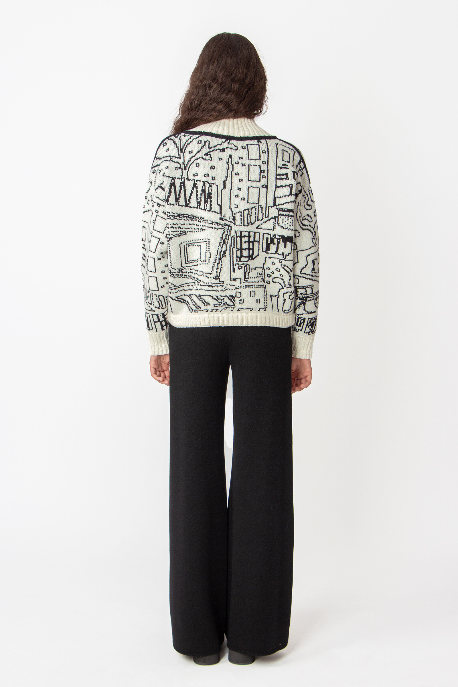 IVKO  Woman IVKO - Bomber Jacket Favela Pattern Off-White